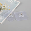 1- Kit 5 Ganchos Adesivos Multiuso prático SEM furos na parede