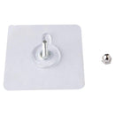 1- Kit 5 Ganchos Adesivos Multiuso prático SEM furos na parede