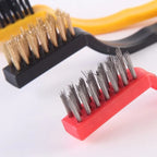 LimpaKit - Kit 3 Escovas Multiuso Aço, Latão e Nylon