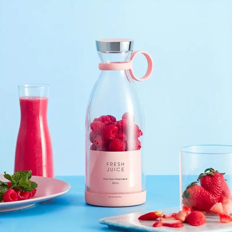 Garrafa Mixer VitaMix Portátil com Bateria Recarregável e Design Marcante