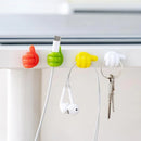 Kit 10 Organizador de Cabos Joinha Like Curtir Thumbs Up