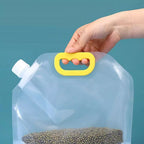 Kit 5 Sacos Smart - Armazenar Alimentos com Tampa Dispenser
