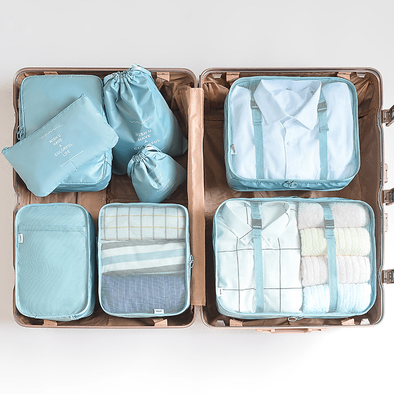 PackPro™ – Kit 7 Bolsas Organizadoras de Mala | Impermeável · Leve 3× Mais