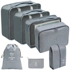 PackPro™ – Kit 7 Bolsas Organizadoras de Mala | Impermeável · Leve 3× Mais