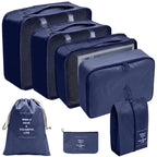 PackPro™ – Kit 7 Bolsas Organizadoras de Mala | Impermeável · Leve 3× Mais