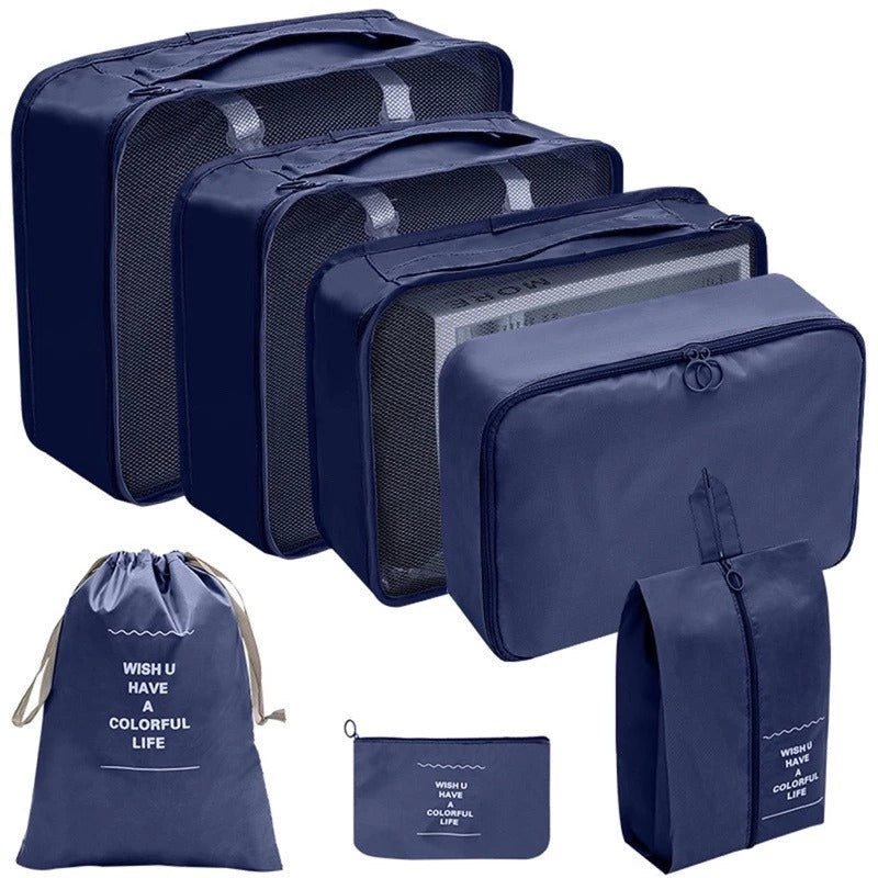 PackPro™ – Kit 7 Bolsas Organizadoras de Mala | Impermeável · Leve 3× Mais