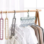 kit 5 Cabides Mágicos 9 Furos Multiuso dobrável Organizador