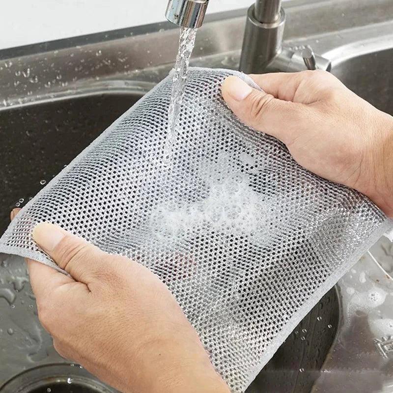 CleanMax - Kit de 6/12/18 Panos de Aço Inox
