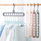 kit 5 Cabides Mágicos 9 Furos Multiuso dobrável Organizador