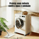 Suporte Para Pesos Com Rodinhas Ajustáveis