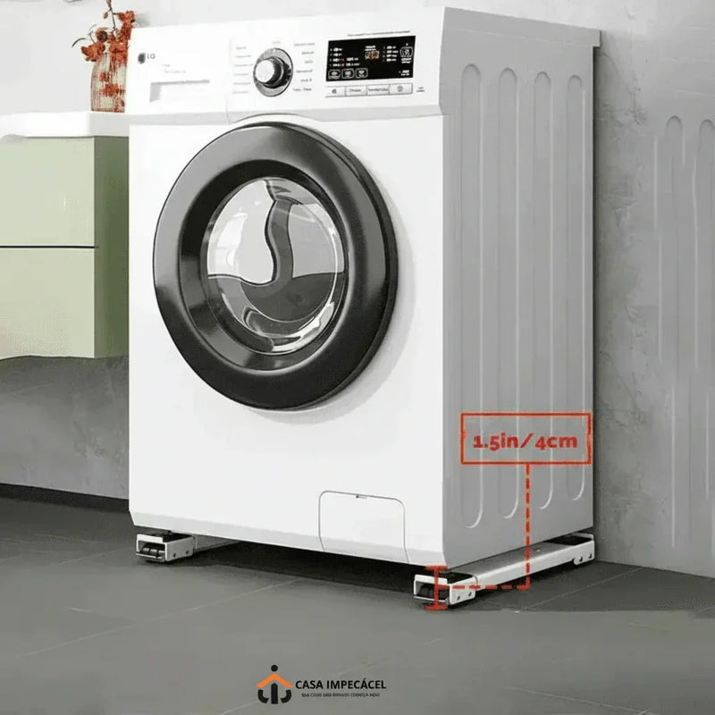 Suporte Para Pesos Com Rodinhas Ajustáveis