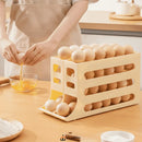 Organizador Porta-Ovos com Rolagem Automática