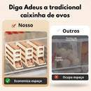 Organizador Porta-Ovos com Rolagem Automática