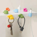 Kit 10 Organizador de Cabos Joinha Like Curtir Thumbs Up