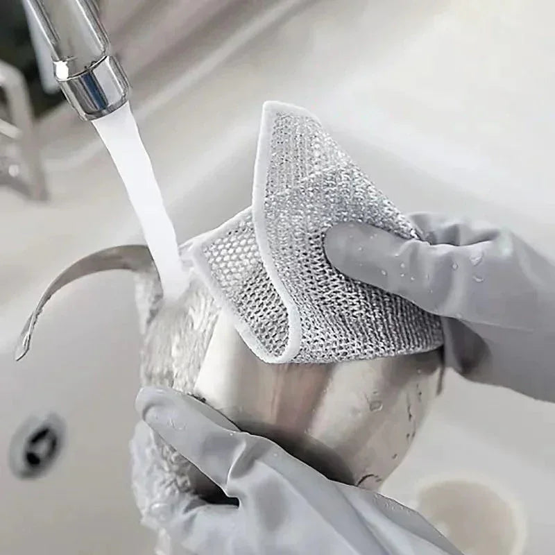 CleanMax - Kit de 6/12/18 Panos de Aço Inox