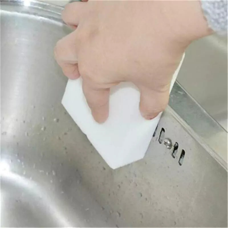 Kit 5 Esponjas Mágicas Tira Manchas Gordura em inox apenas com Água