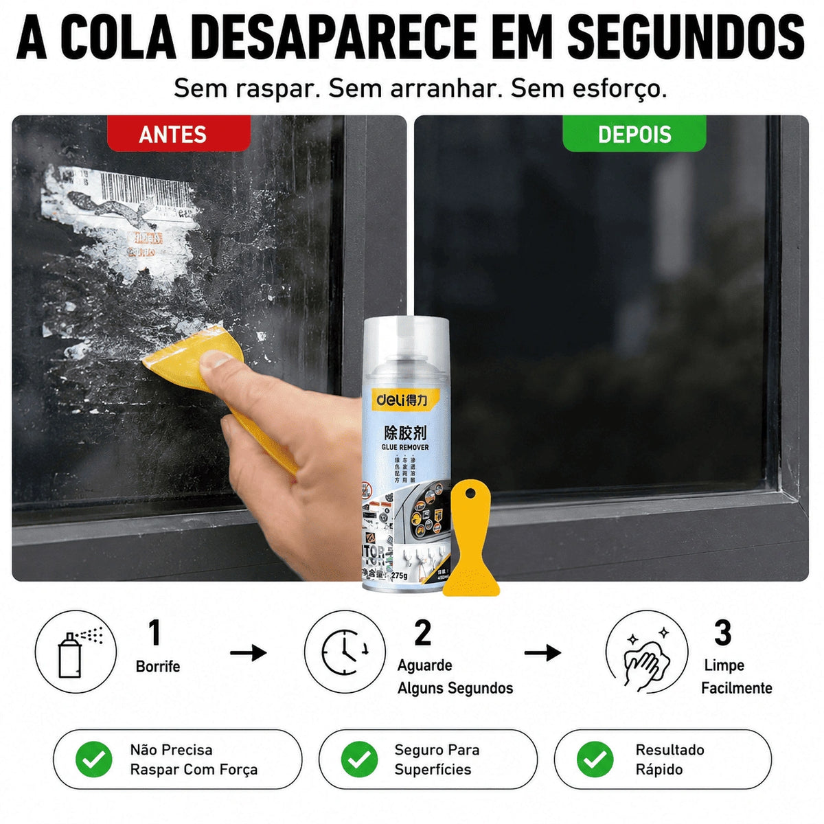 Spray remove cola