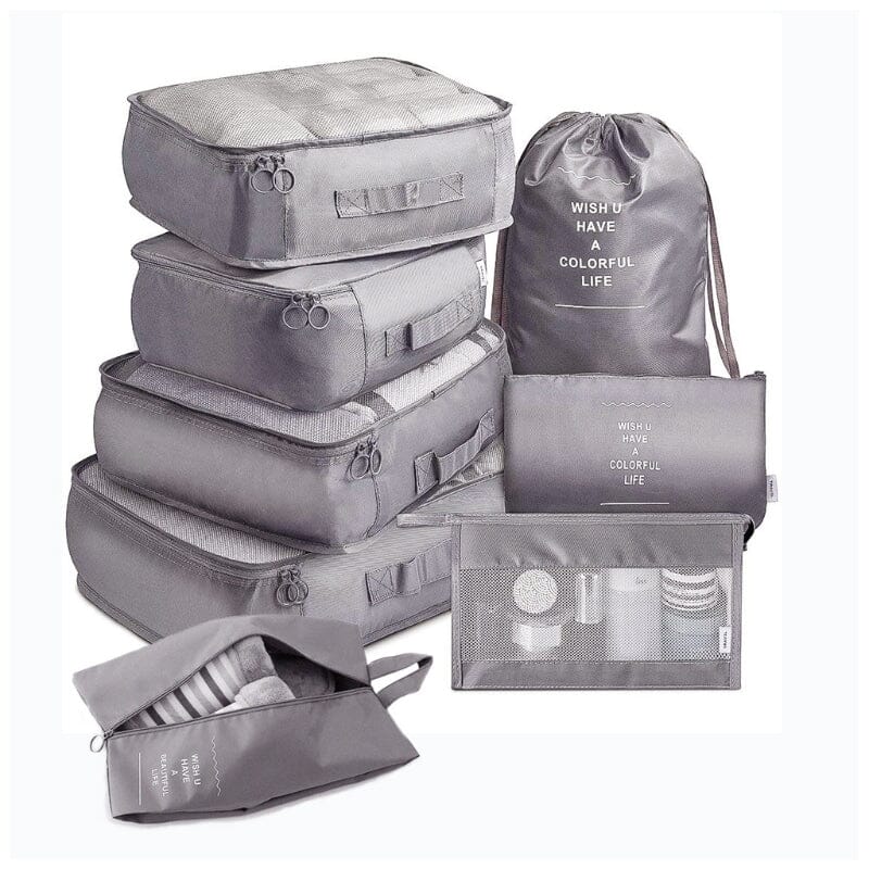 PackPro™ – Kit 7 Bolsas Organizadoras de Mala | Impermeável · Leve 3× Mais