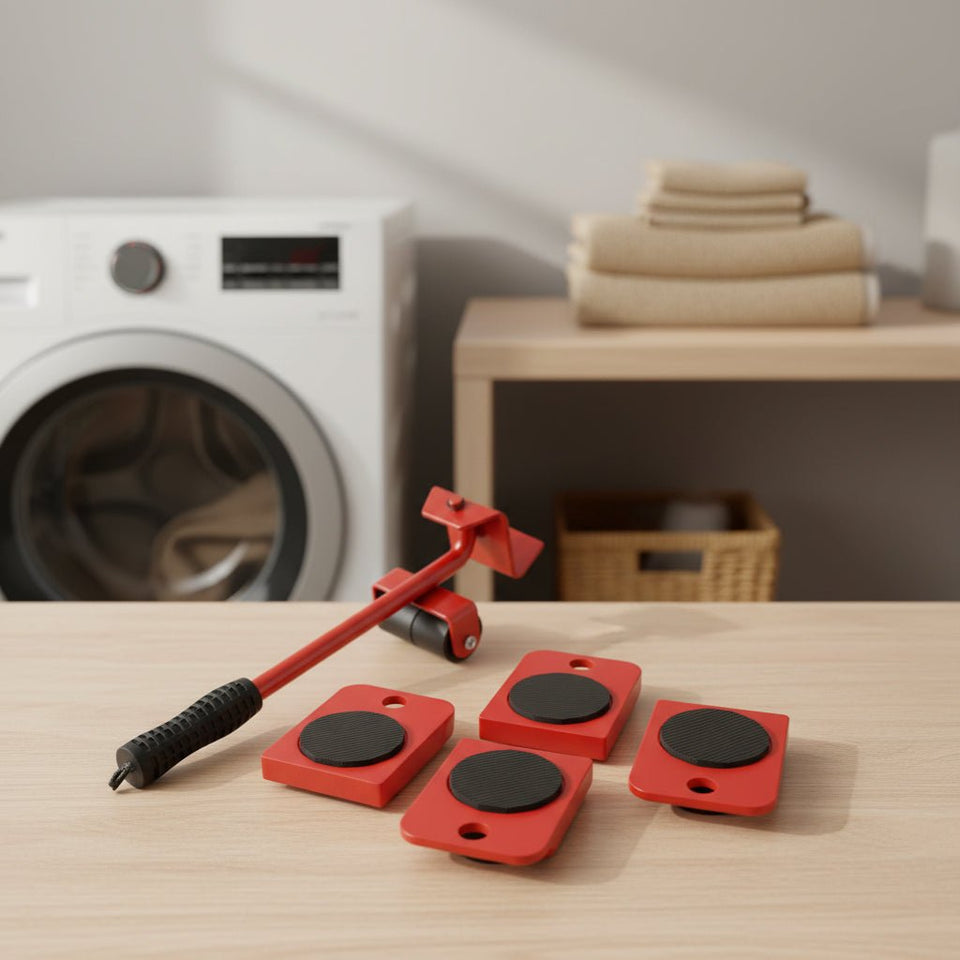 Kit Movedor de Móveis 5 Peças — Mova Móveis Com Mais Facilidade