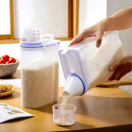 Potes Herméticos Com Medidor Integrado Para Alimentos e Condimentos